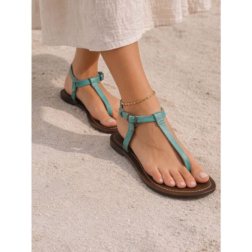 Garnet Hill Llaria Leather Sandals